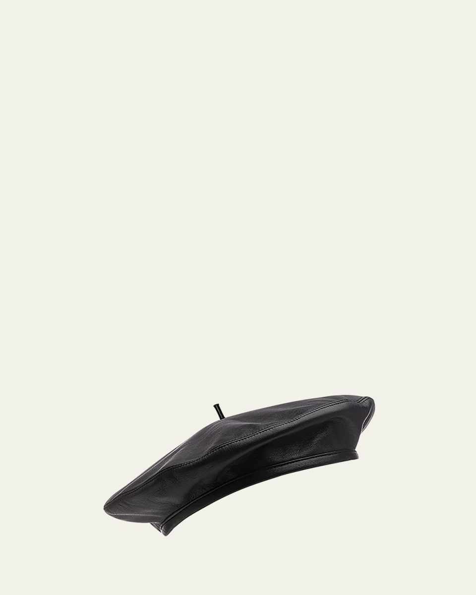 Carter Leather Beret